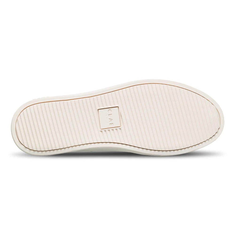 Clae DEANE Triple Off-White Leather