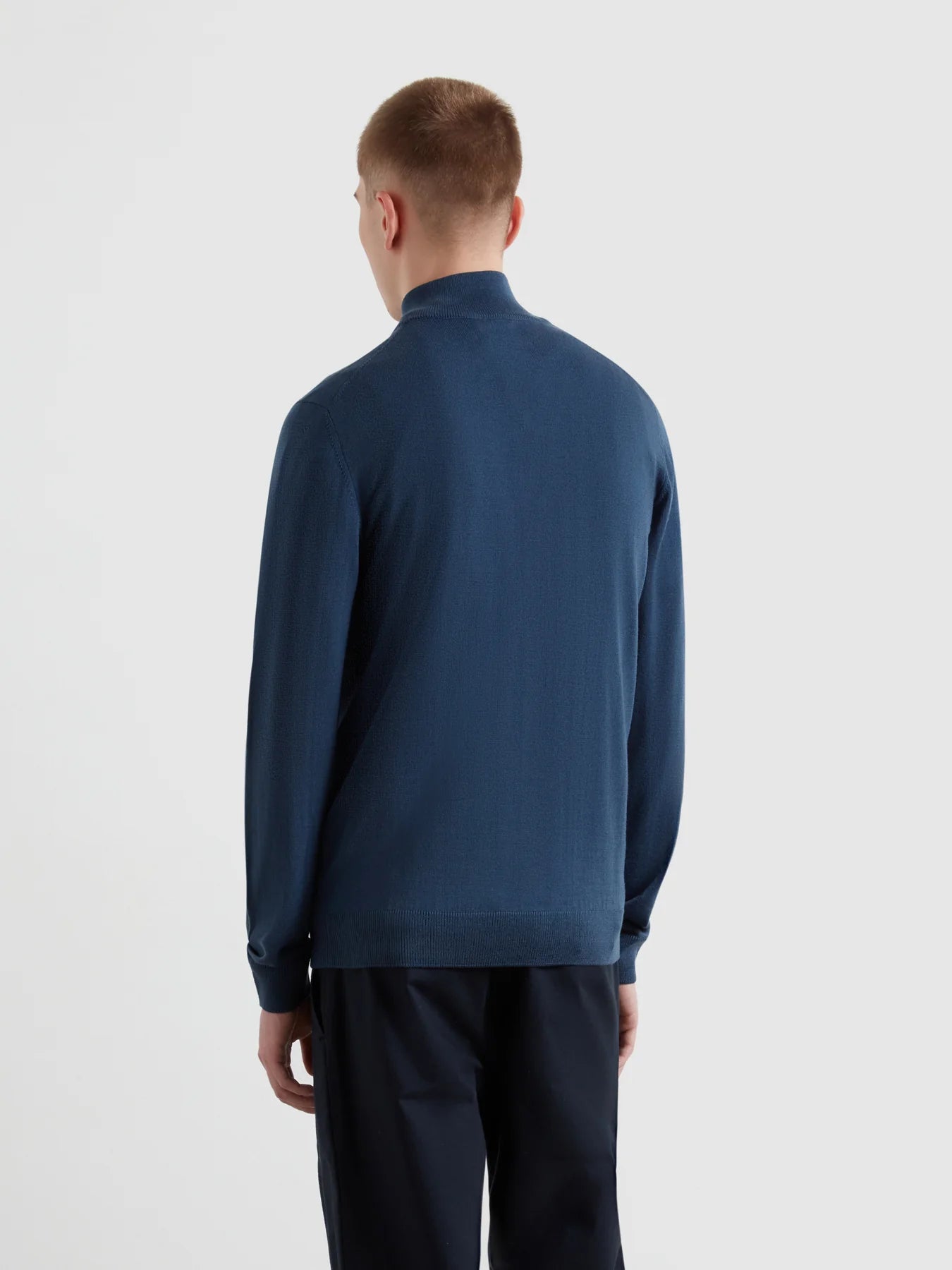 Farah Redchurch Merino Wool Quarter Zip Sweater