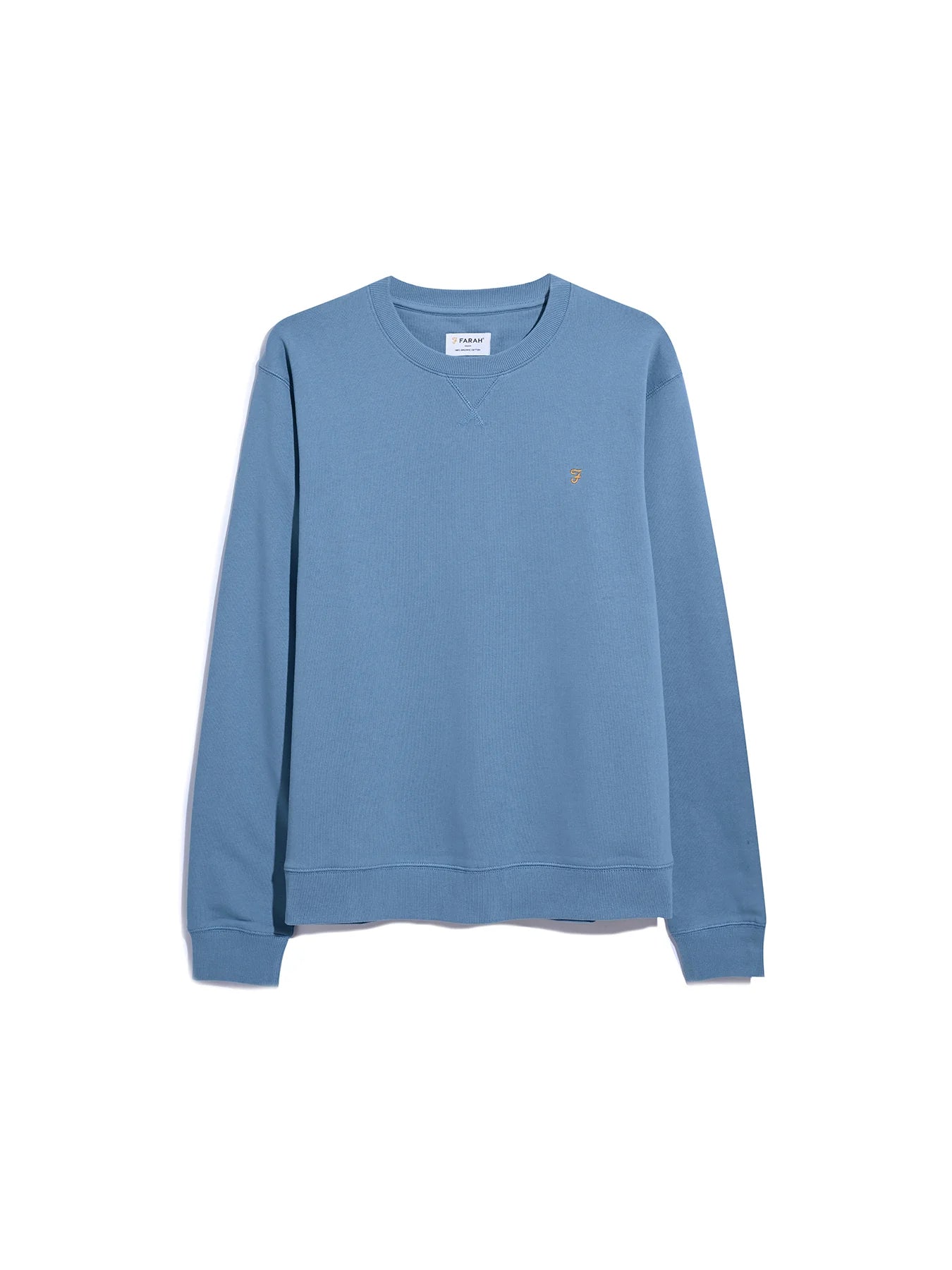 Farah Tim Organic Cotton Crew Neck Sweatshirt