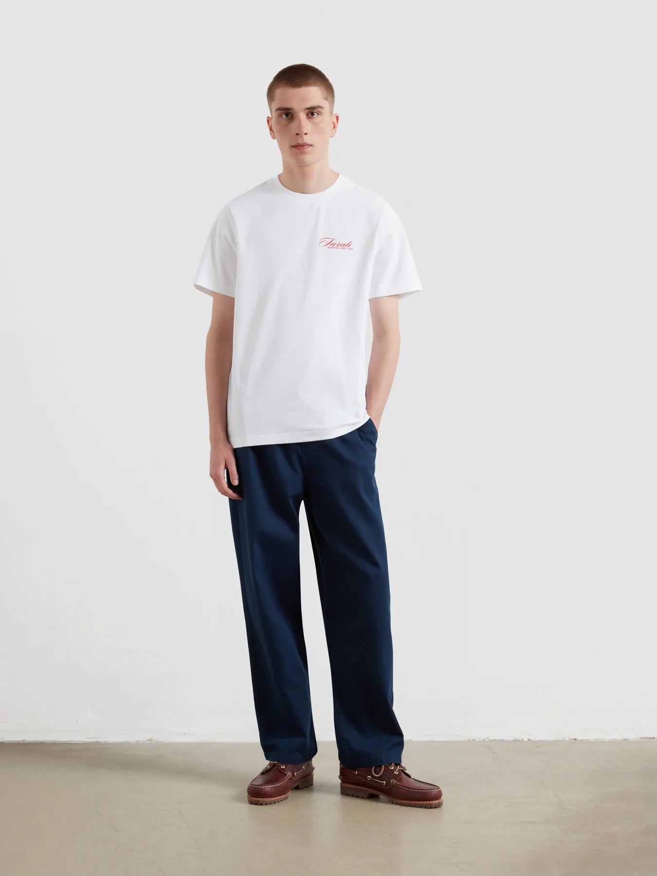 Farah Byron Graphic T-Shirt In White