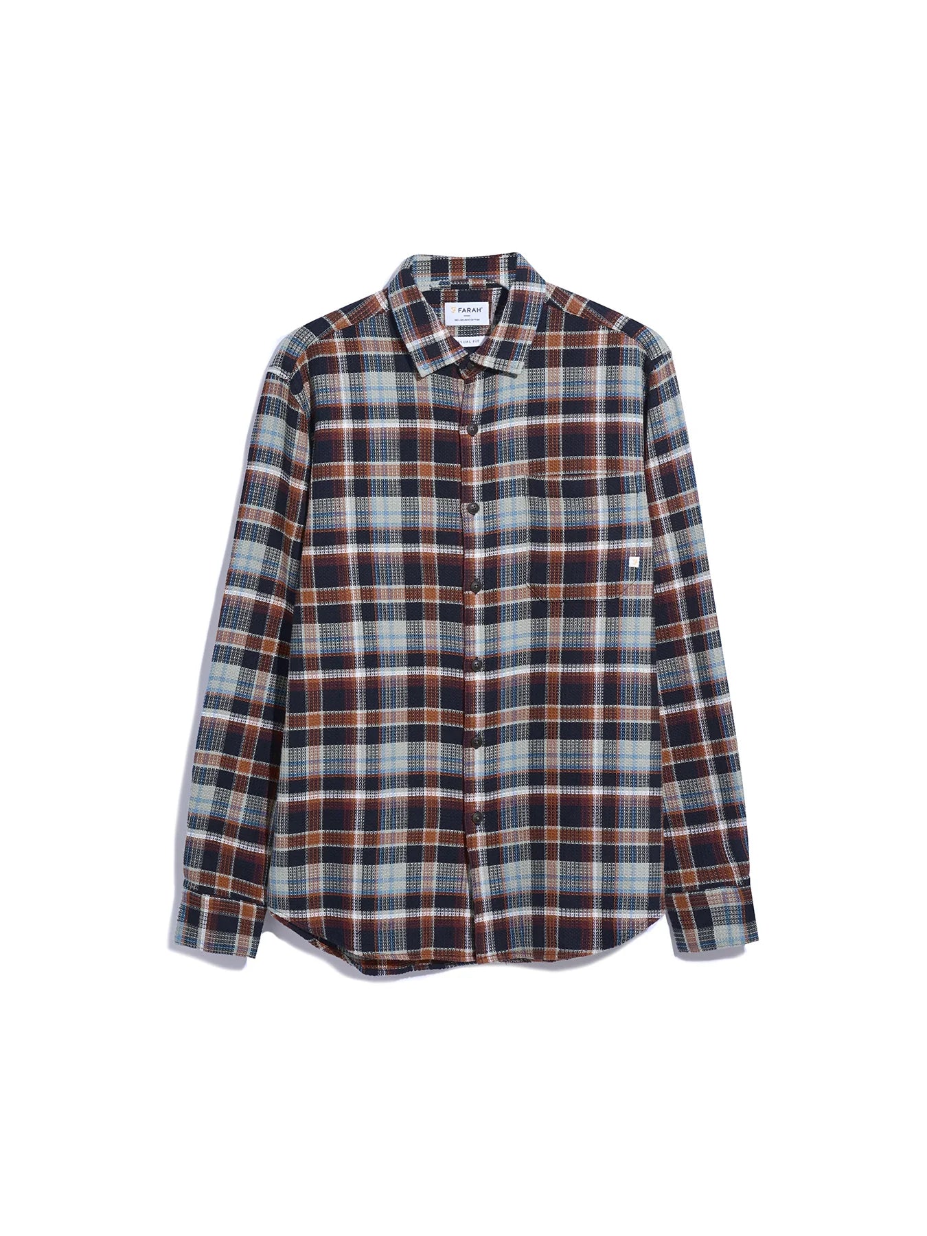 Farah Jerome Causal Fit Check Shirt