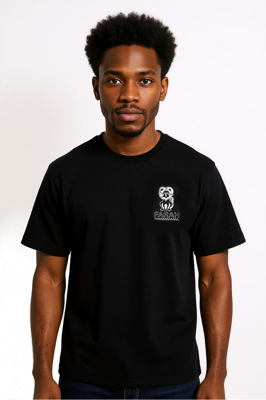 Farah Harker Graphic T-Shirt In Black