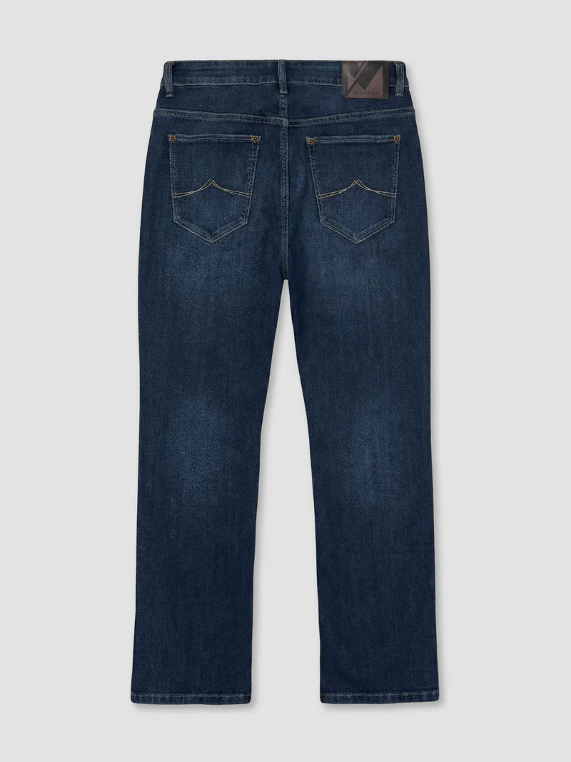 Mish Mash Straight Fit Hailstone Dark Jean