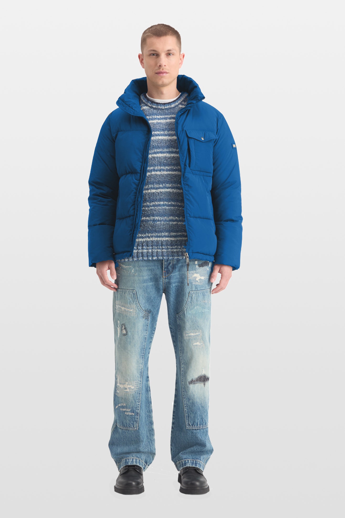 Scotch Soda Hooded Puffer Jacket