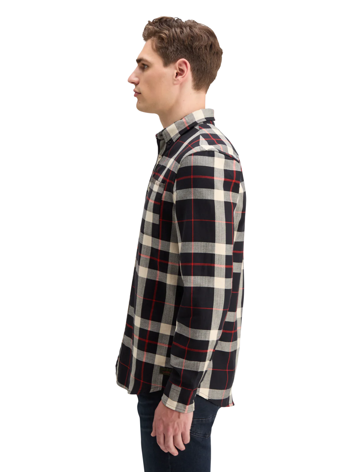 Scotch & Soda Herringbone Check Shirt