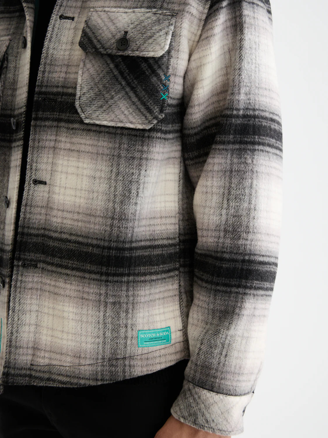 Scotch Soda Check Overshirt