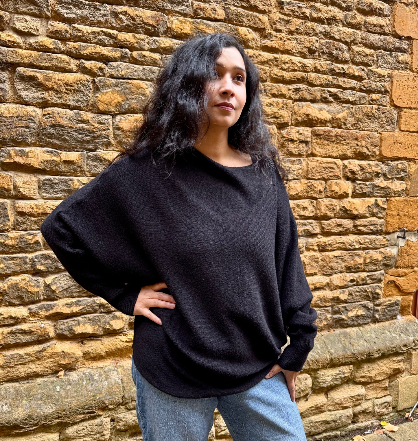 London Edits Batwing Jumper