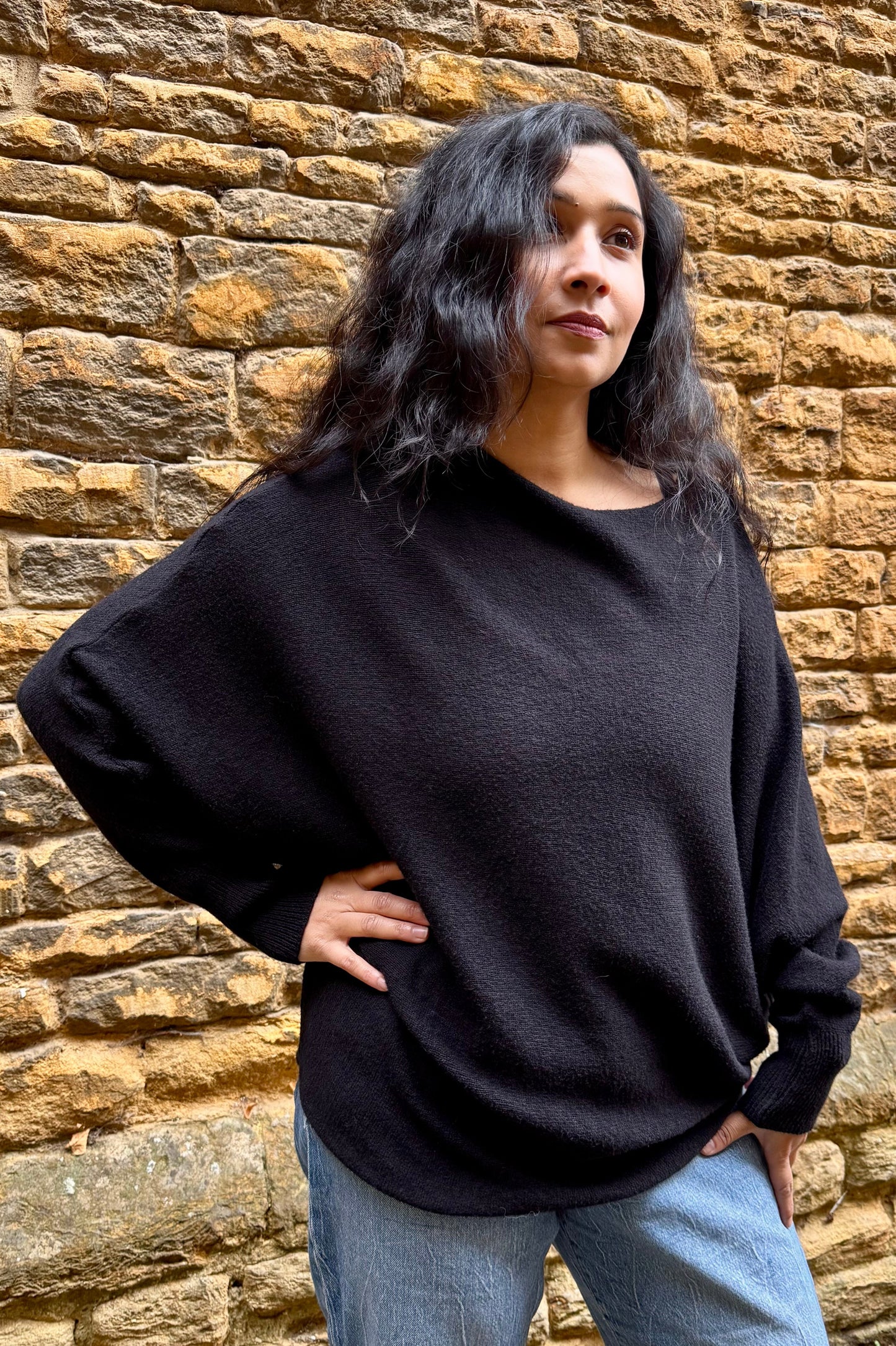 London Edits Batwing Jumper