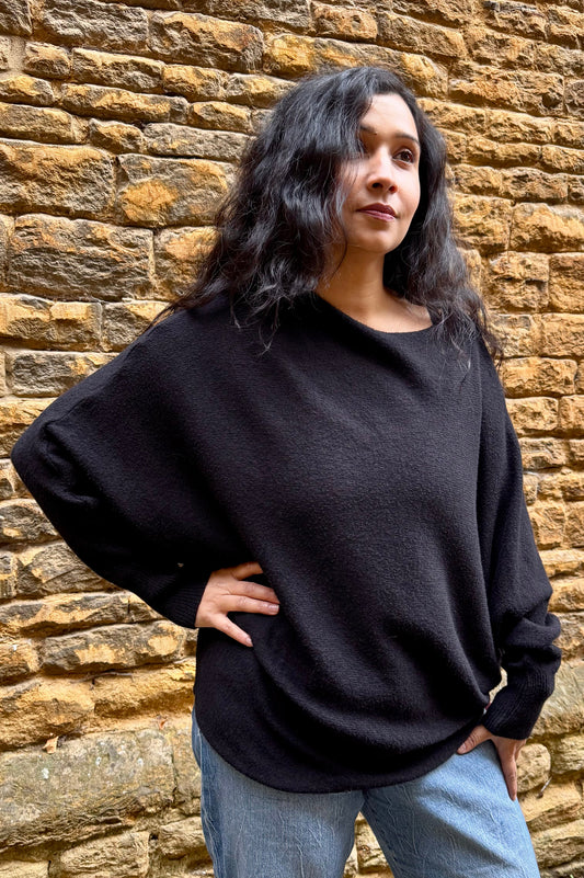 London Edits Batwing Jumper
