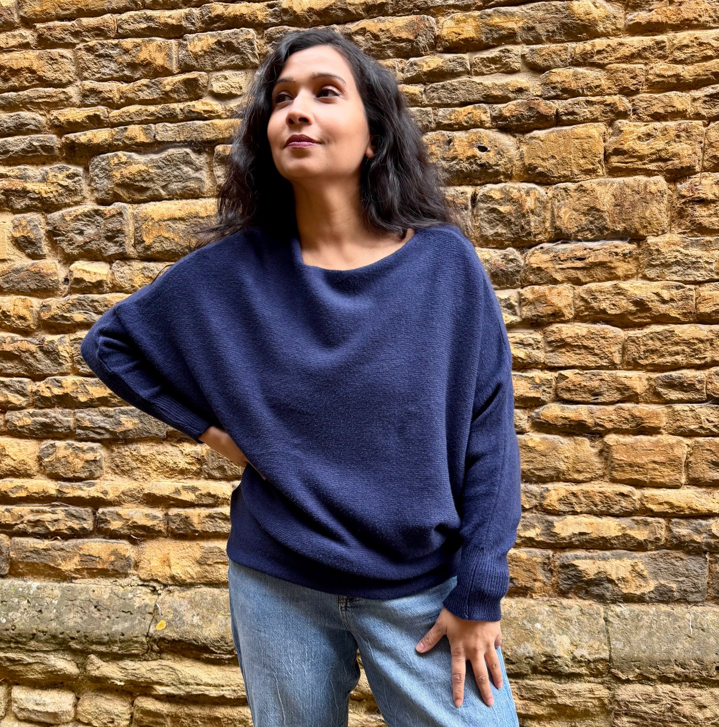 London Edits Batwing Jumper