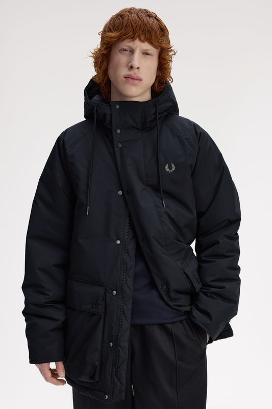 Fred Perry Padded Zip Through Jacket