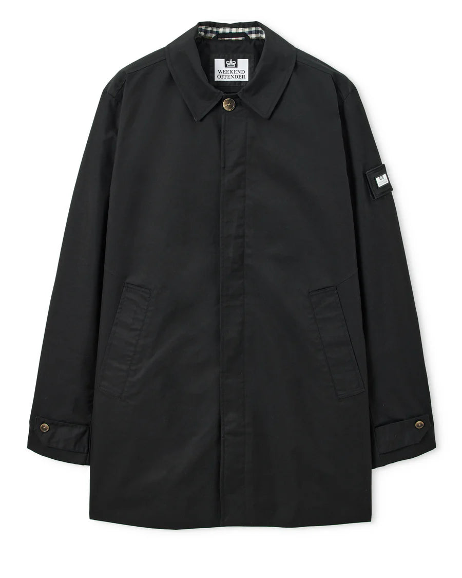 Weekend Offender Whitehouse Mac Jacket Black/House Check