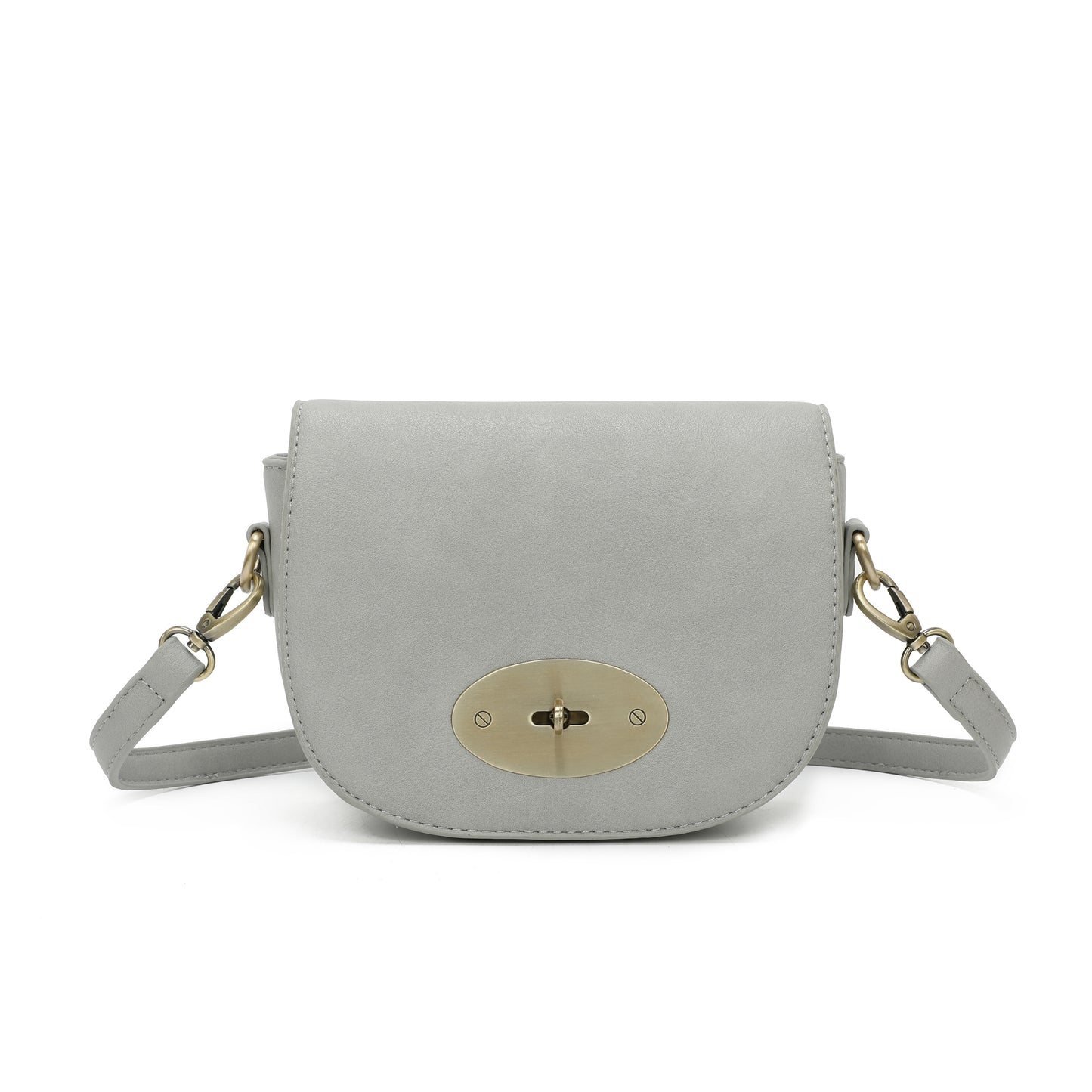 Jamie Bags Twist Close Cross Body / Grey