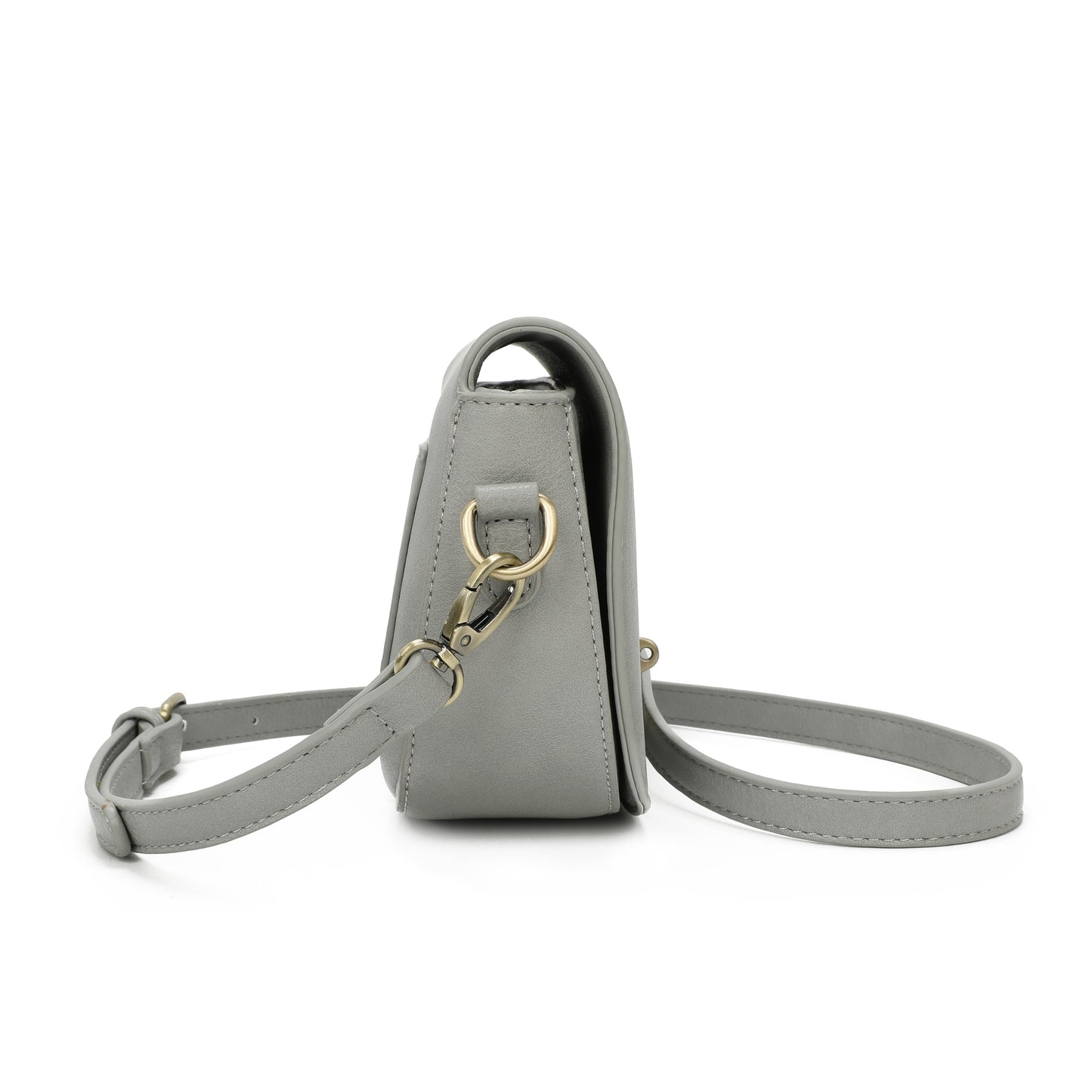 Jamie Bags Twist Close Cross Body / Grey