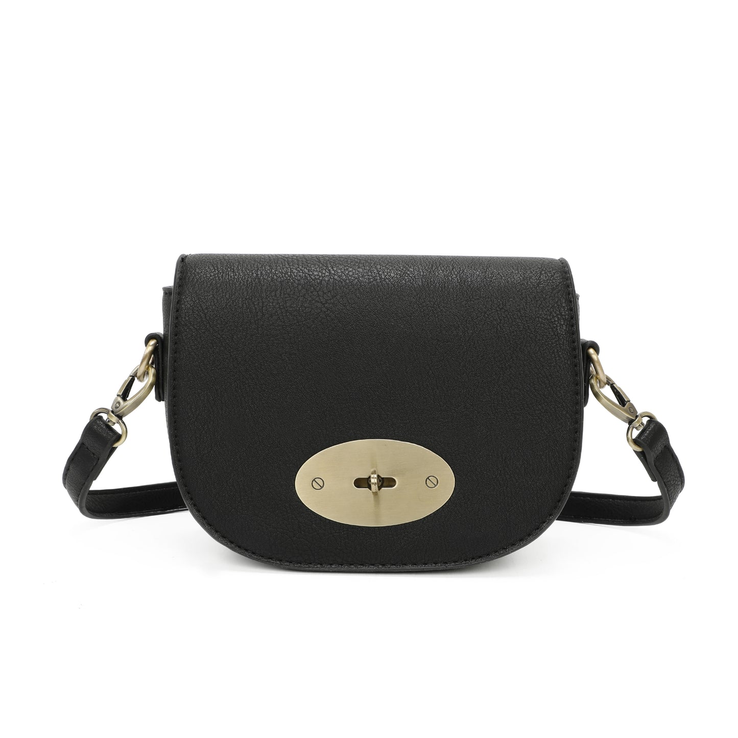 Jamie Bags Twist Close Cross Body / Black