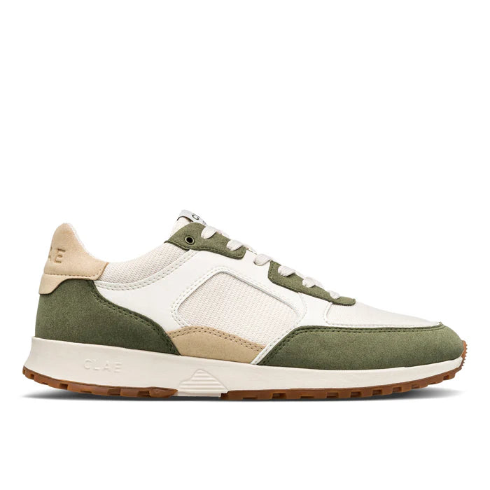 Clae JOSHUA Olive Off-White