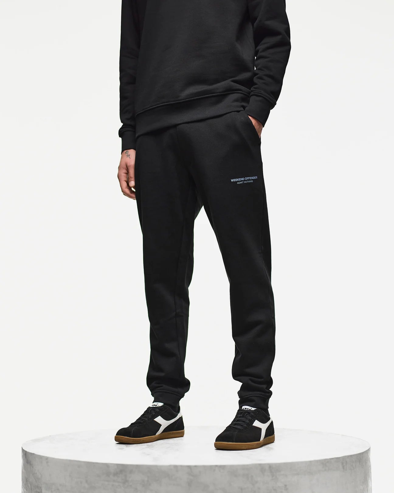 Weekend Offender Santana Jogger Pants Black/Blue Shadow