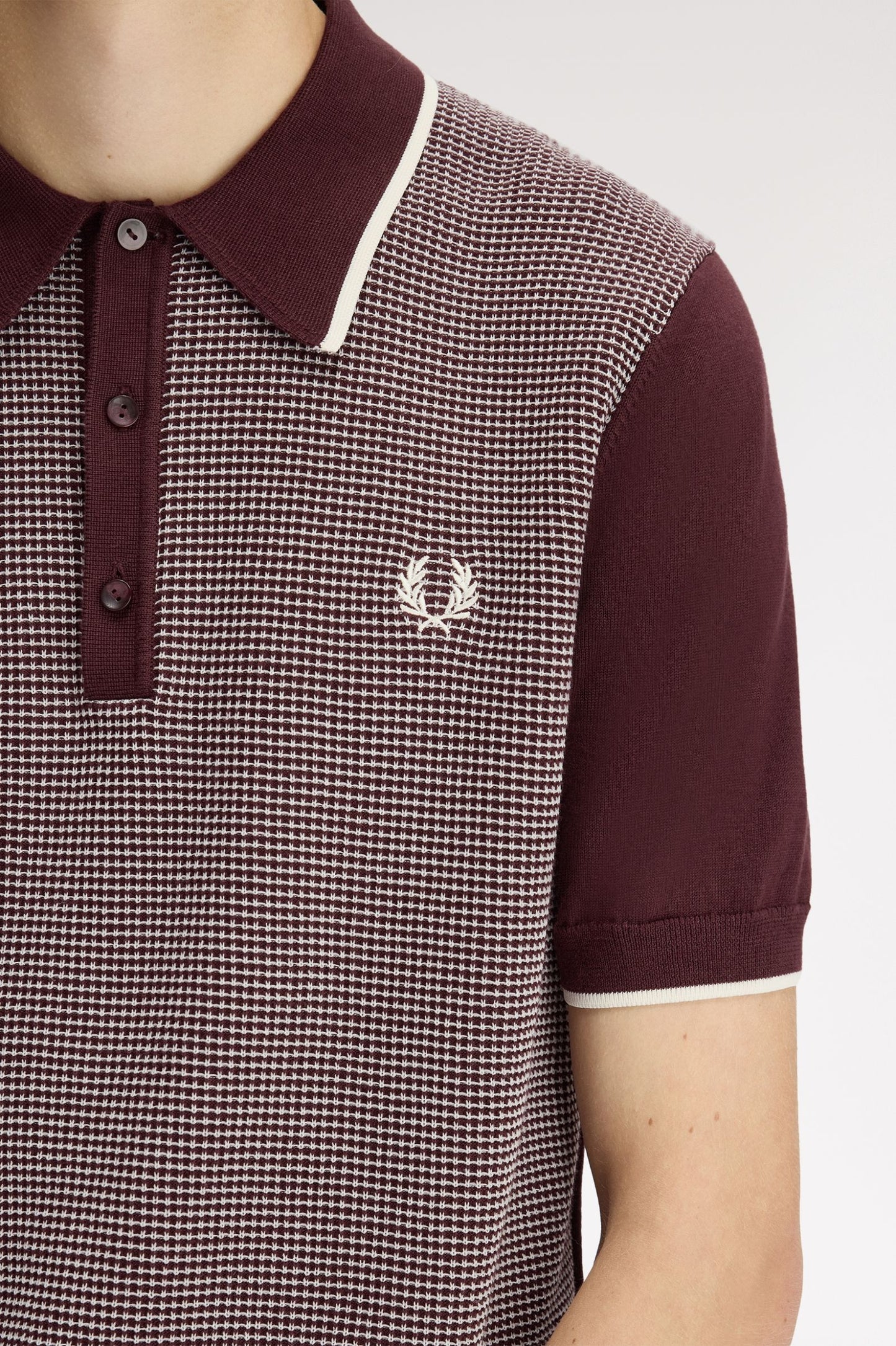 Fred Perry Tonic Waffle Knitted Shirt K2307