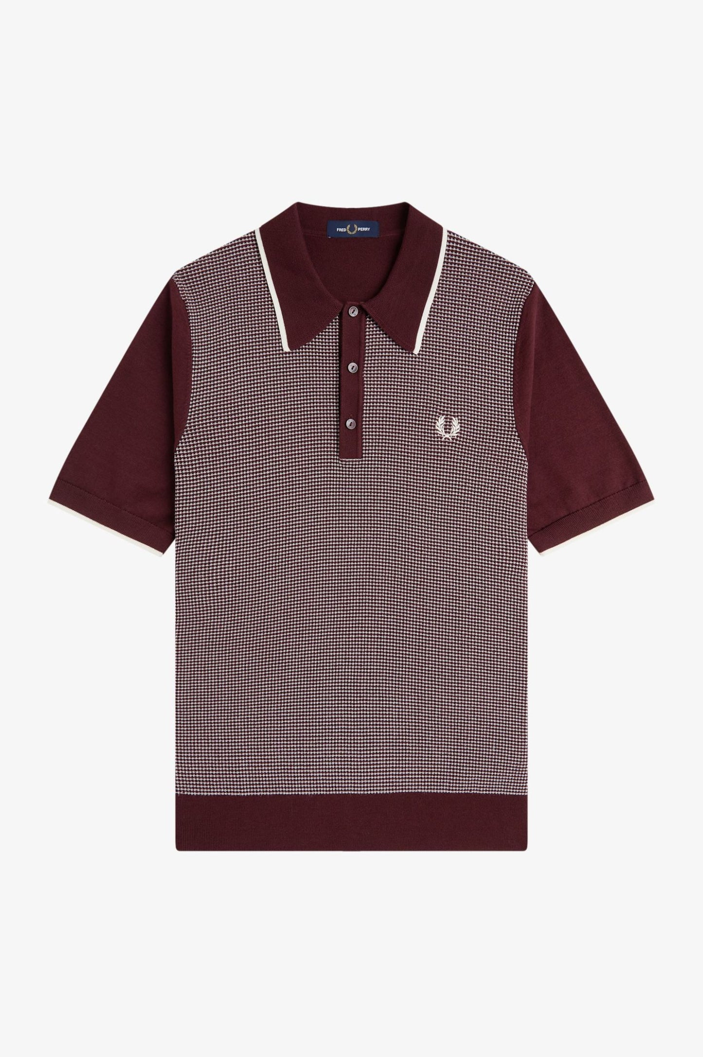Fred Perry Tonic Waffle Knitted Shirt K2307