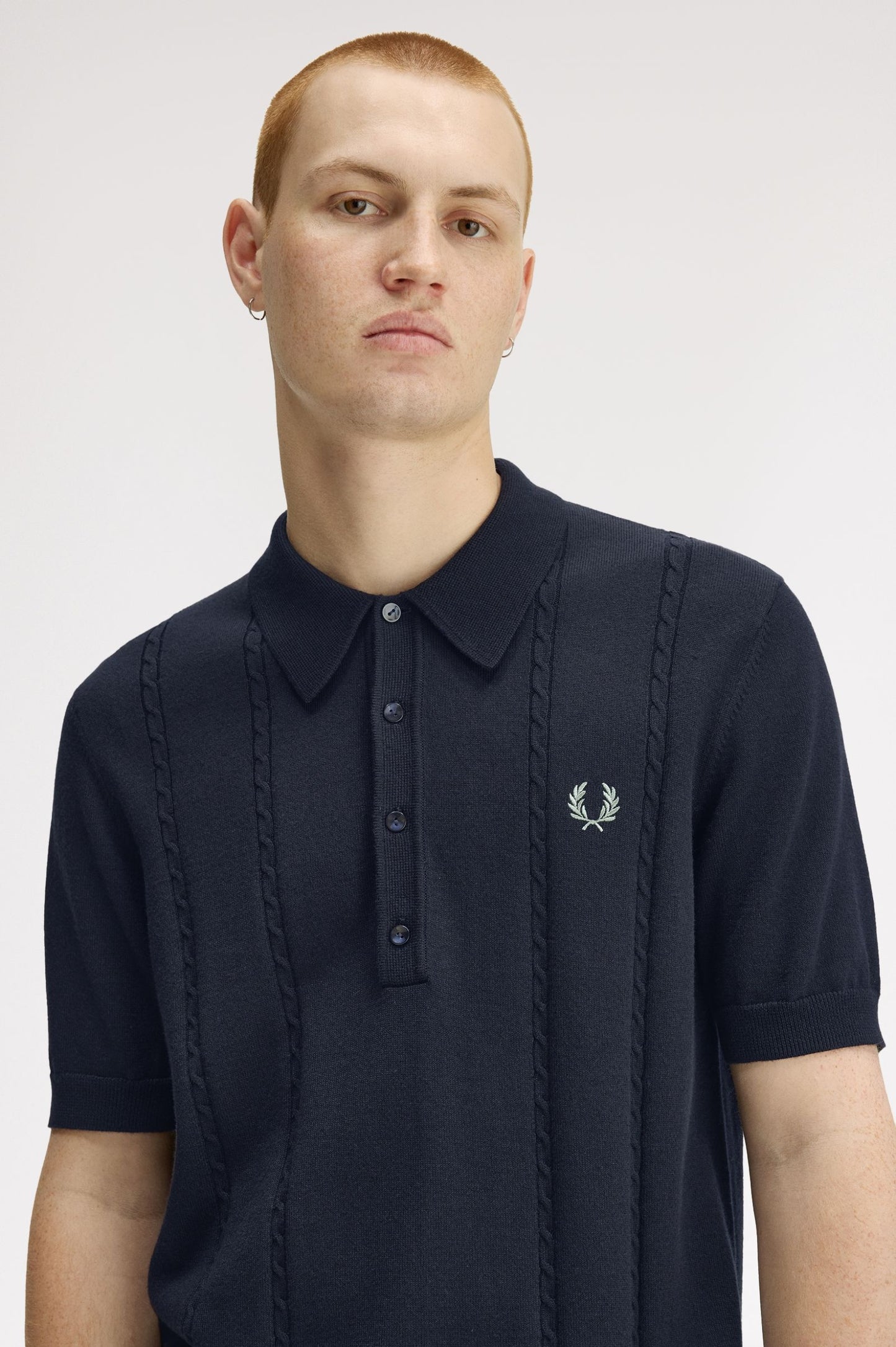 Fred Perry Cable Knitted Shirt K2308