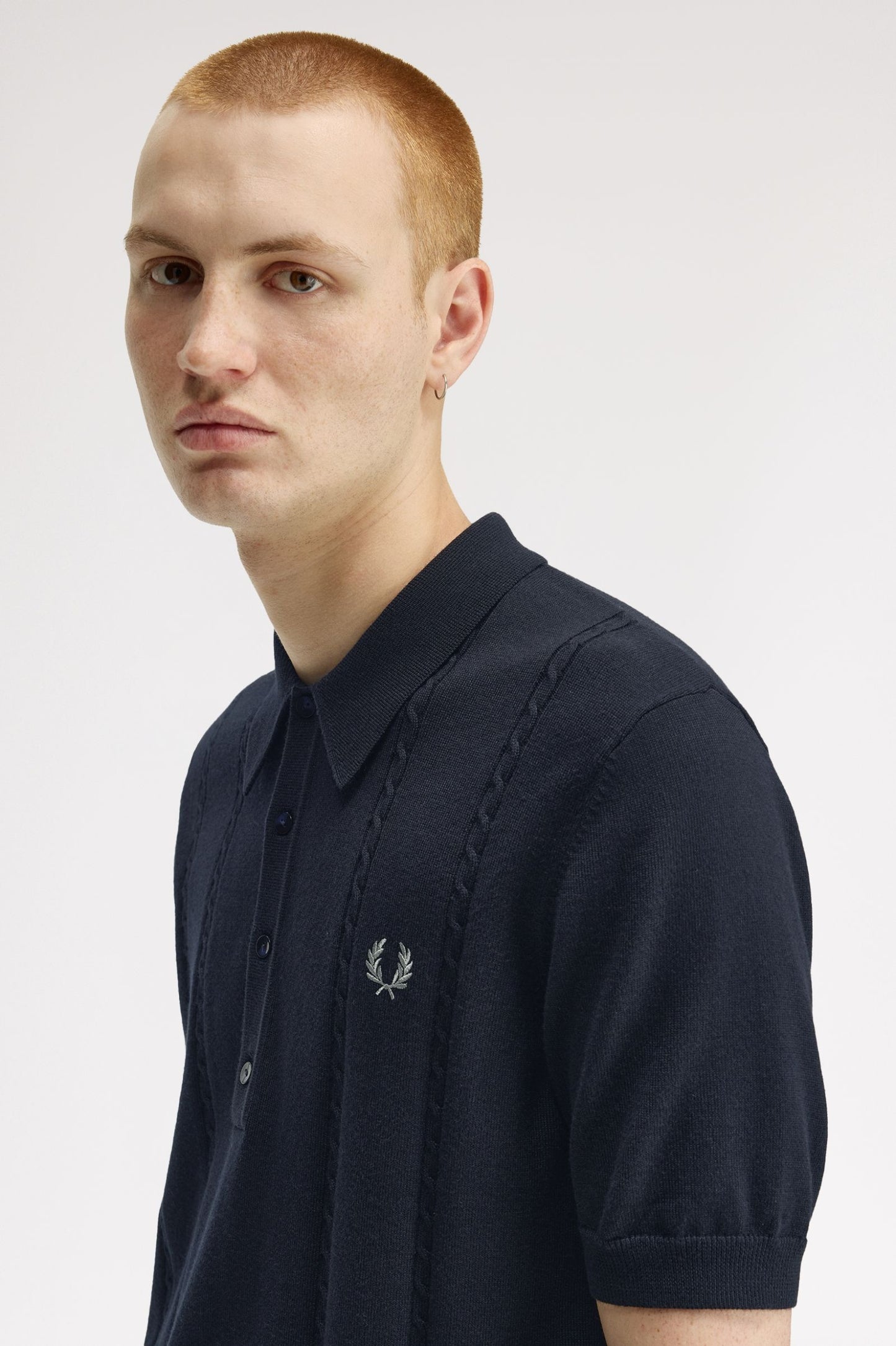Fred Perry Cable Knitted Shirt K2308