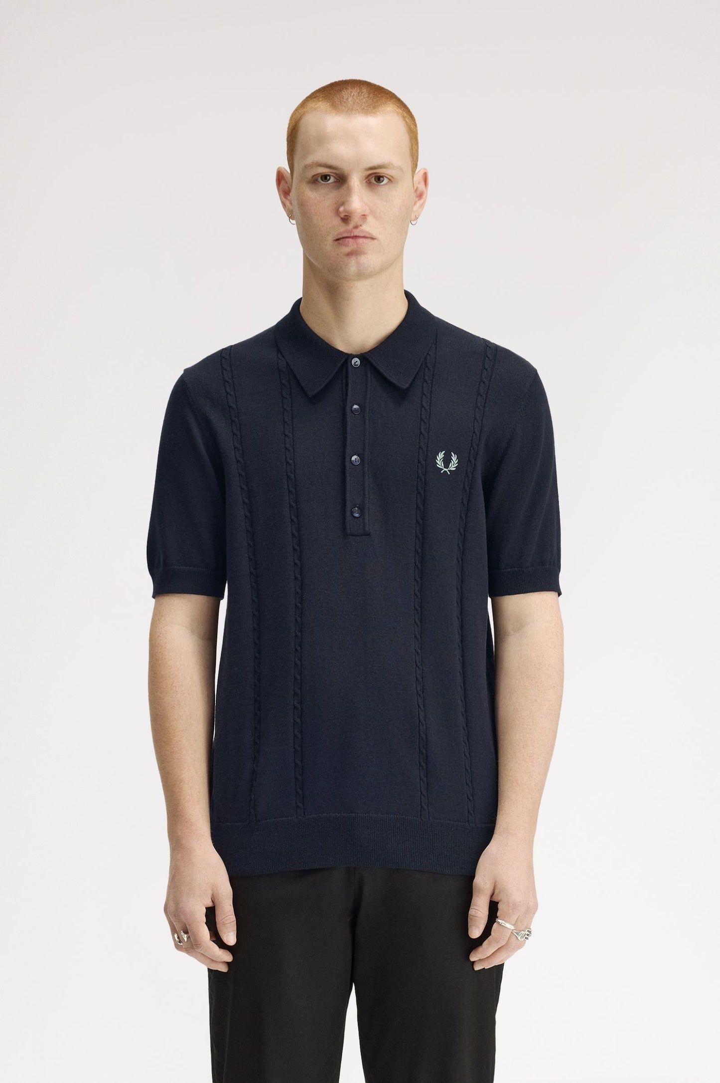 Fred Perry Cable Knitted Shirt K2308