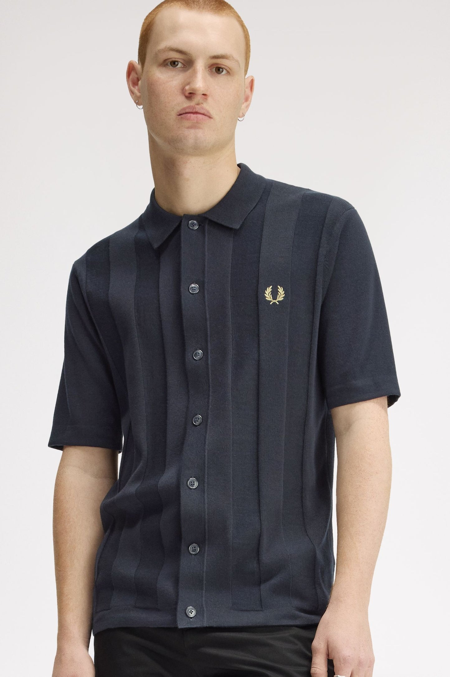 Fred Perry Tonal Vertical Stripe Shirt