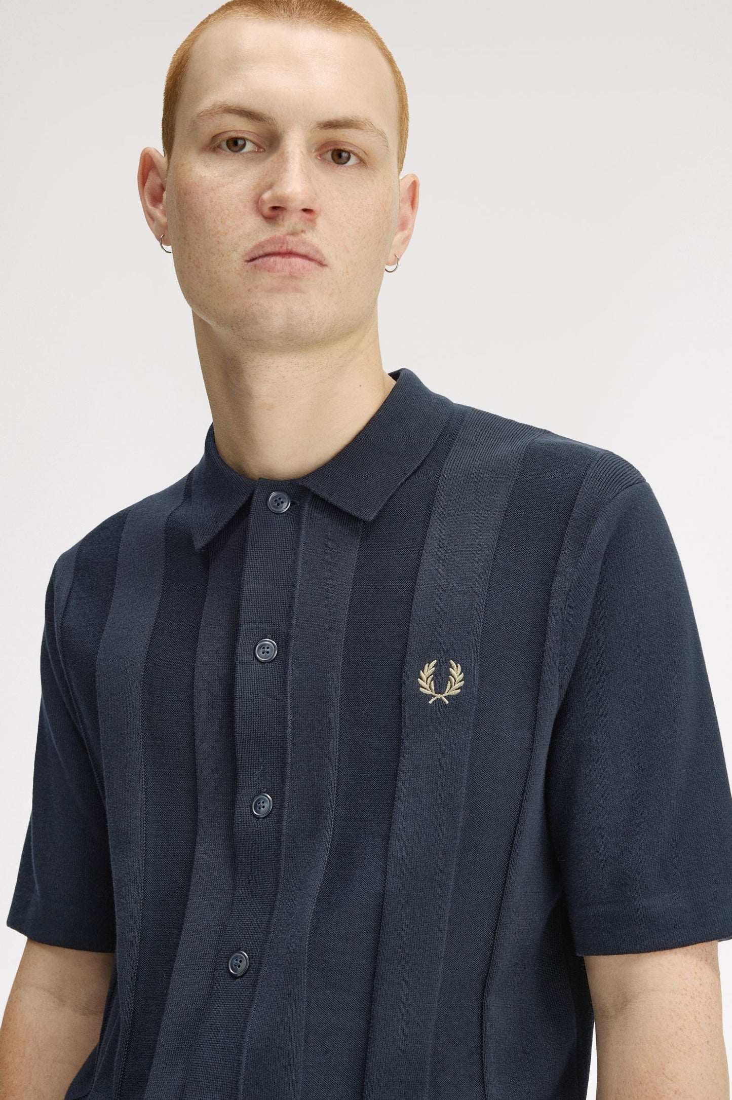 Fred Perry Tonal Vertical Stripe Shirt
