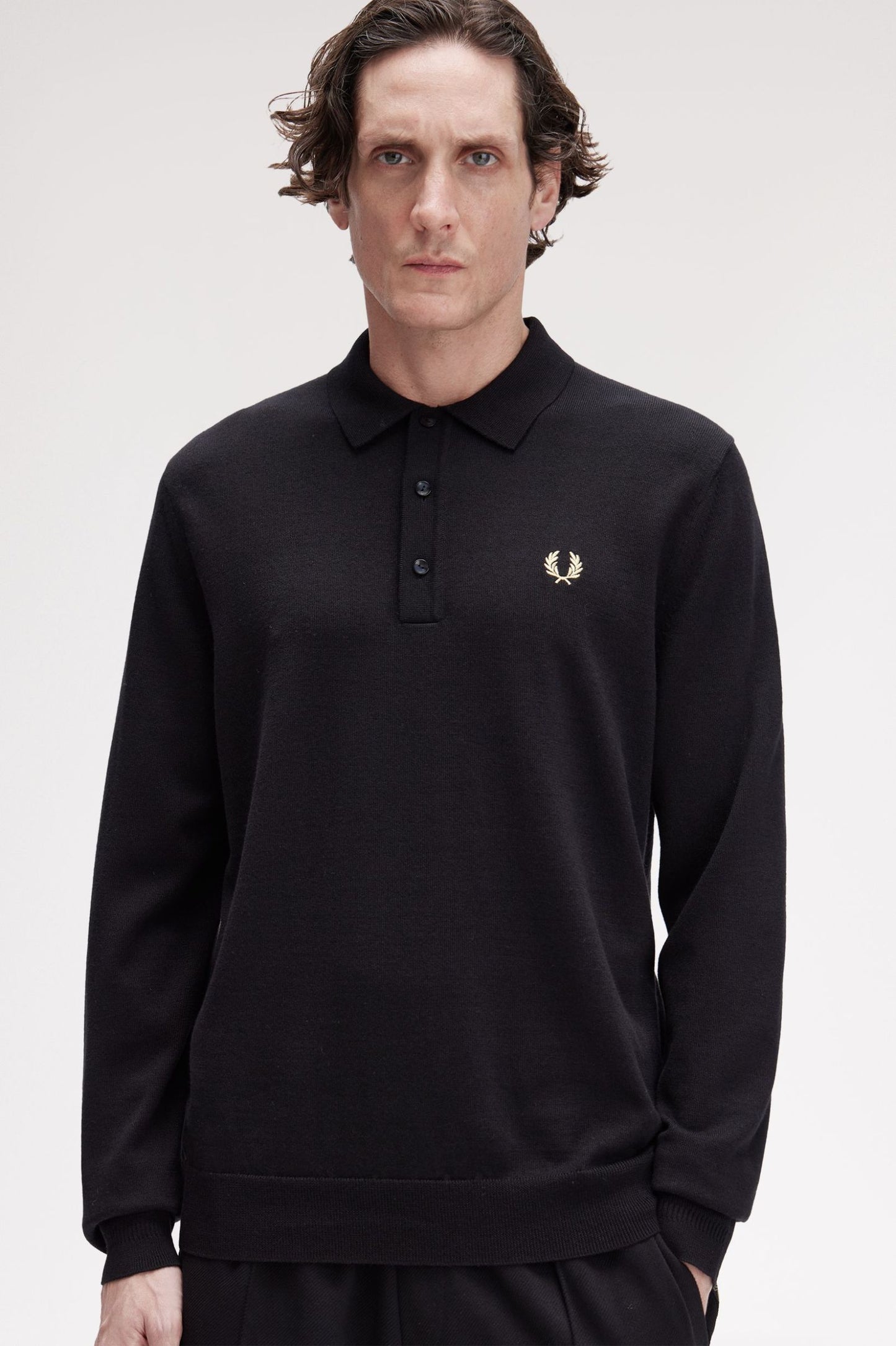 Fred Perry Classic Knitted Shirt Ls K4535