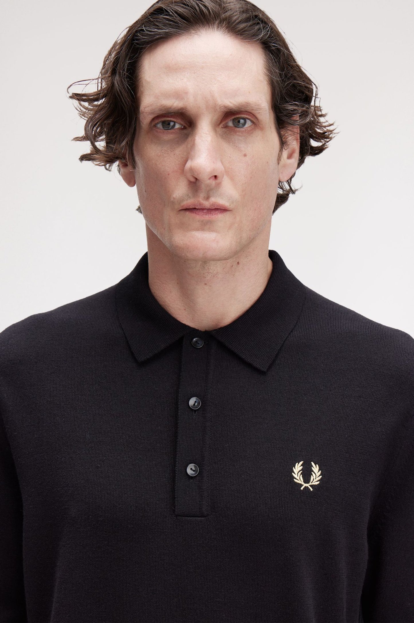 Fred Perry Classic Knitted Shirt Ls K4535