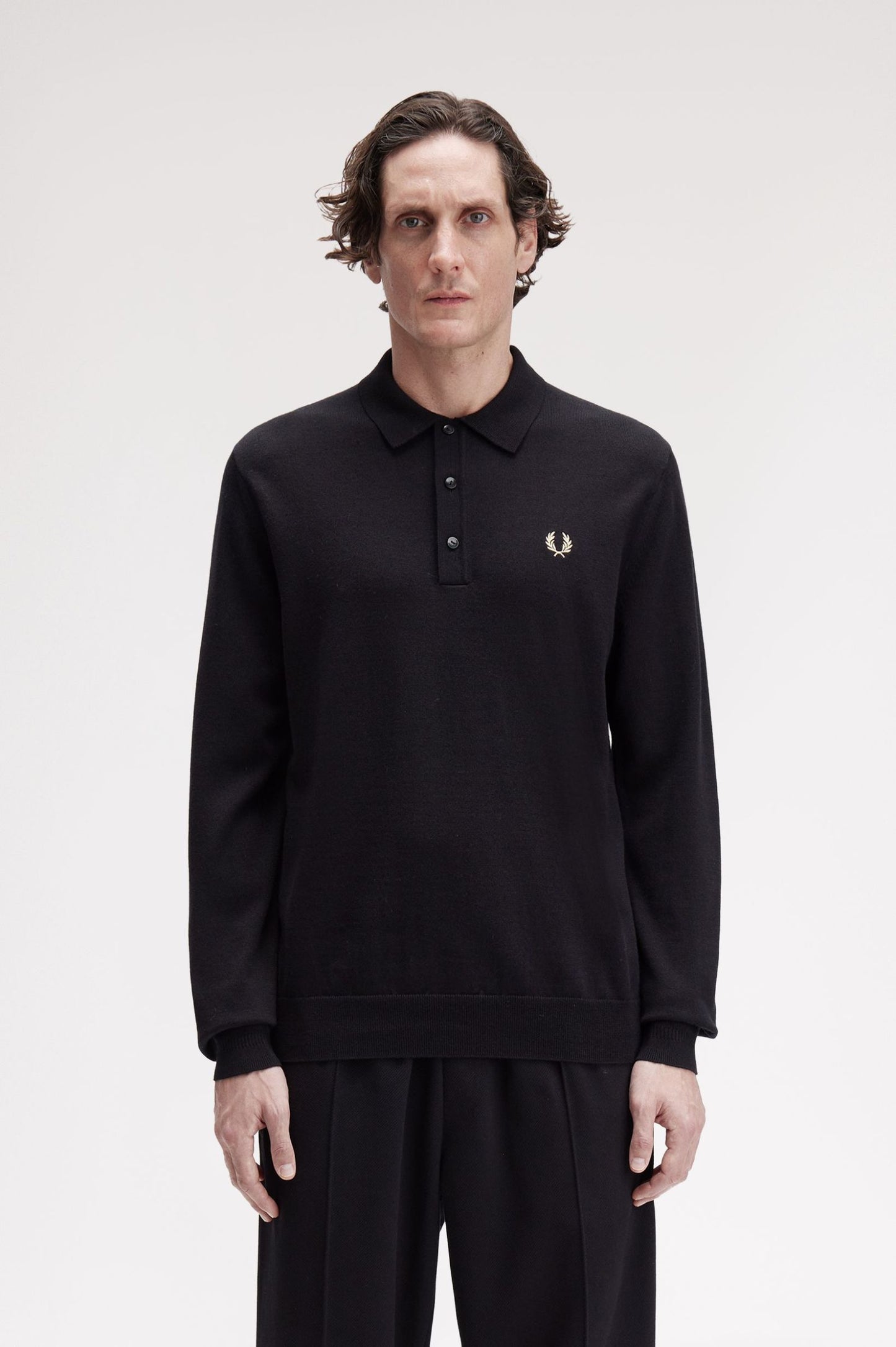 Fred Perry Classic Knitted Shirt Ls K4535