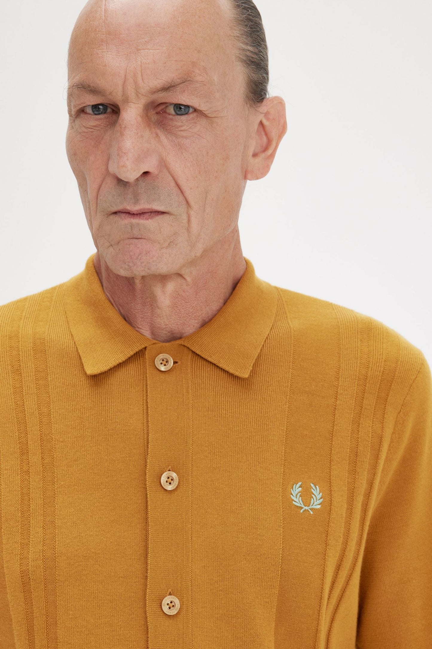 Fred Perry Button Through Knitted Shirt K5524