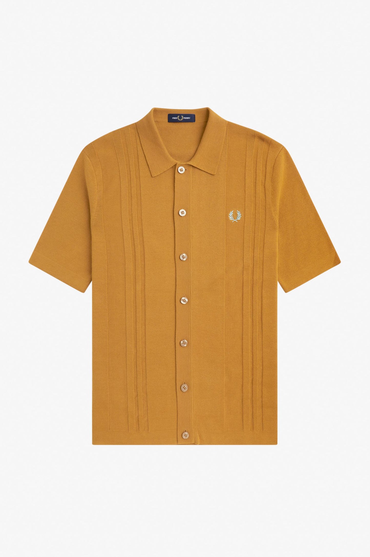 Fred Perry Button Through Knitted Shirt K5524