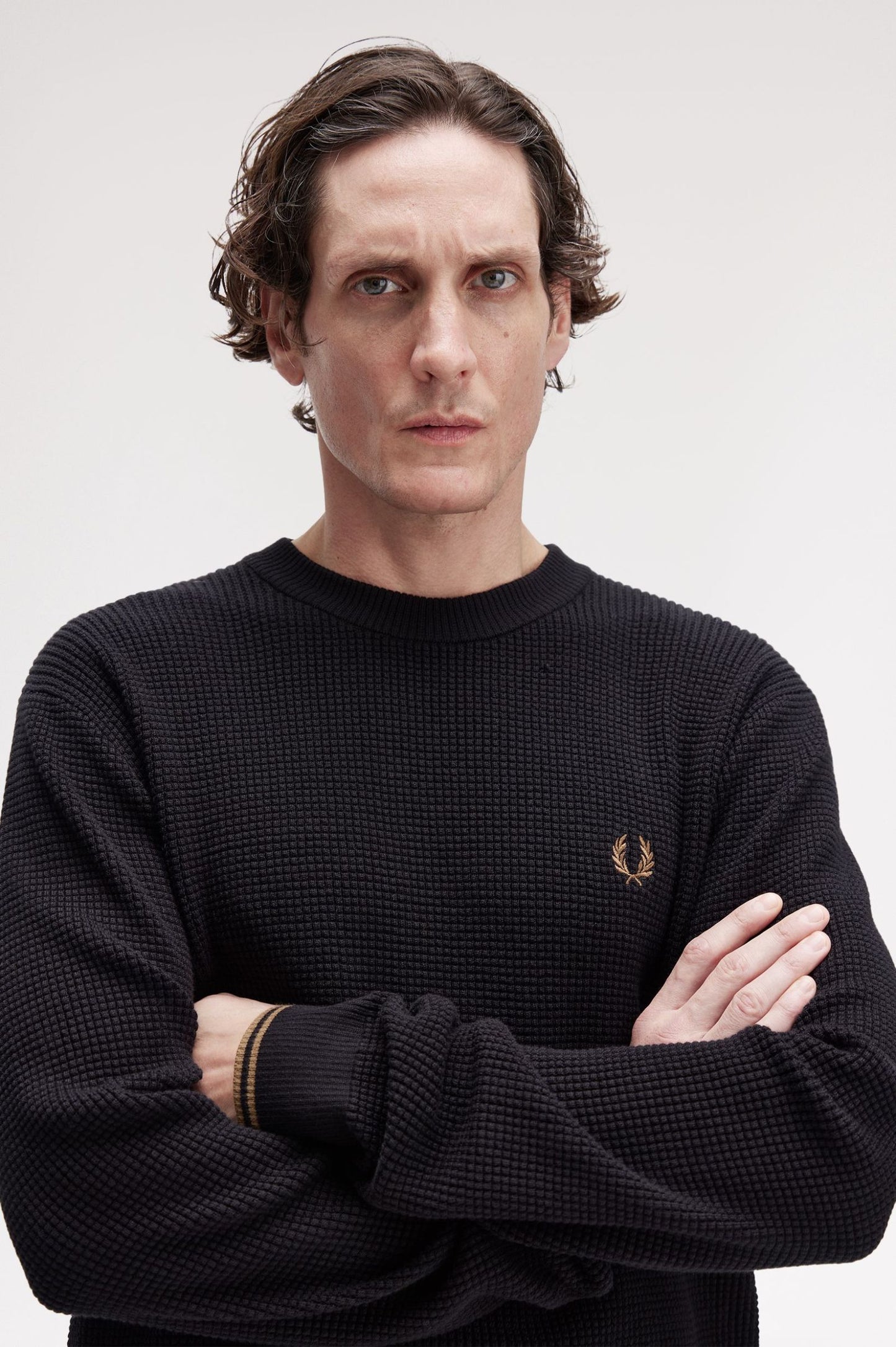 Fred Perry Waffle Stitch Jumper