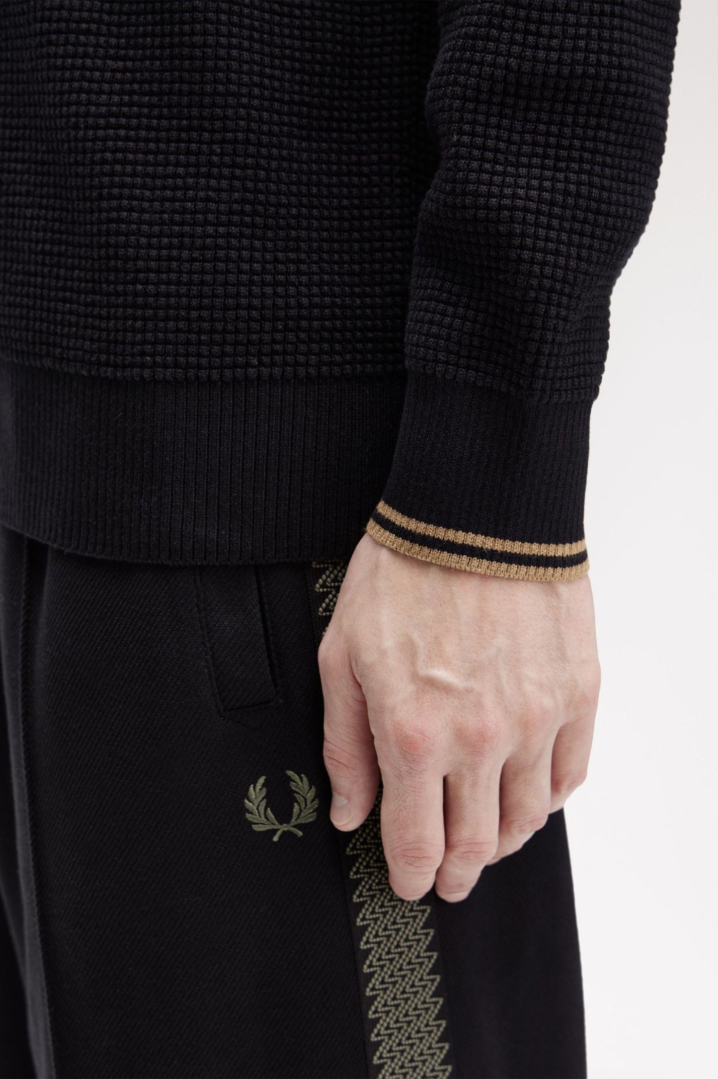 Fred Perry Waffle Stitch Jumper