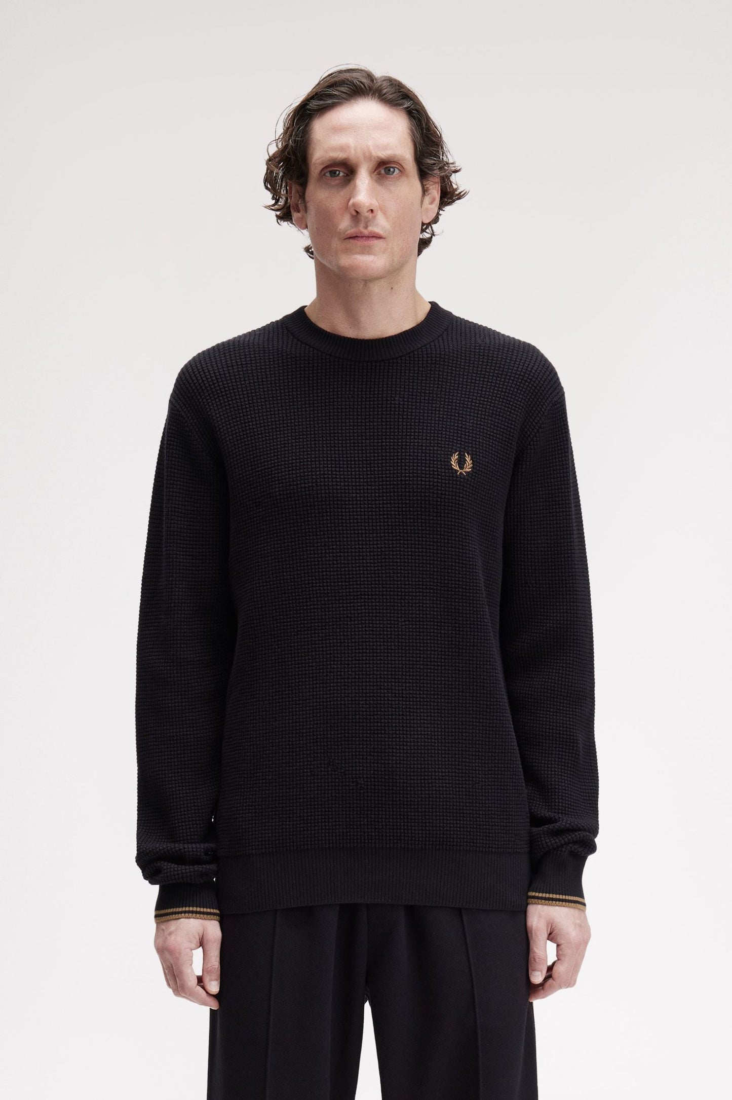 Fred Perry Waffle Stitch Jumper