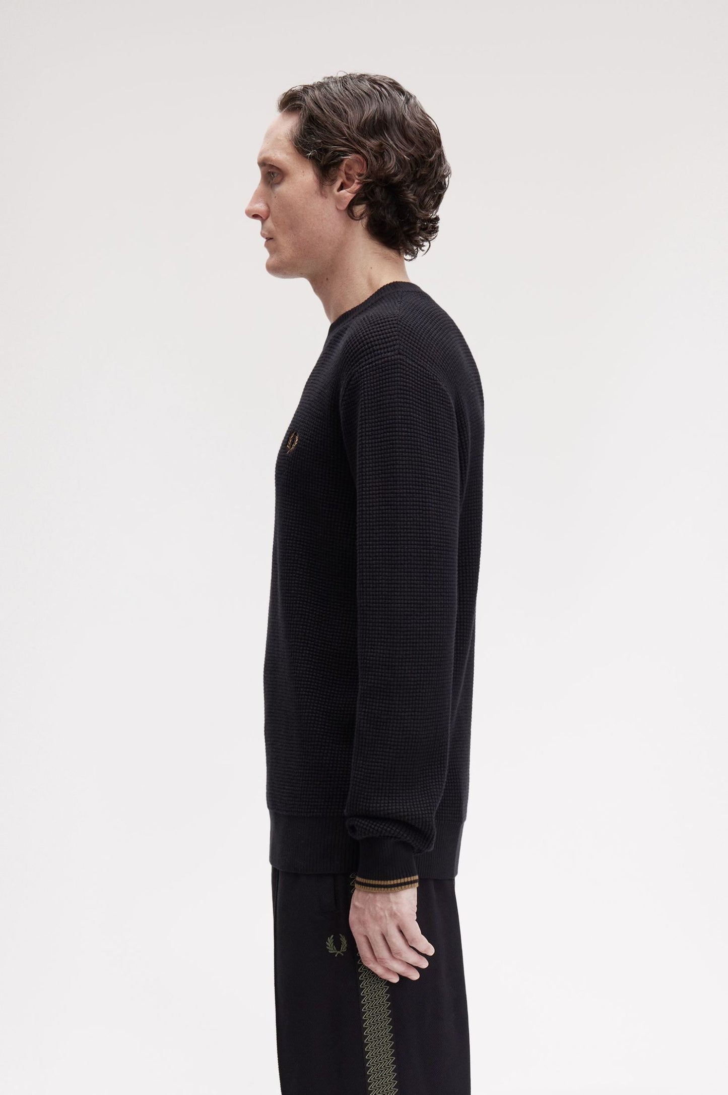 Fred Perry Waffle Stitch Jumper