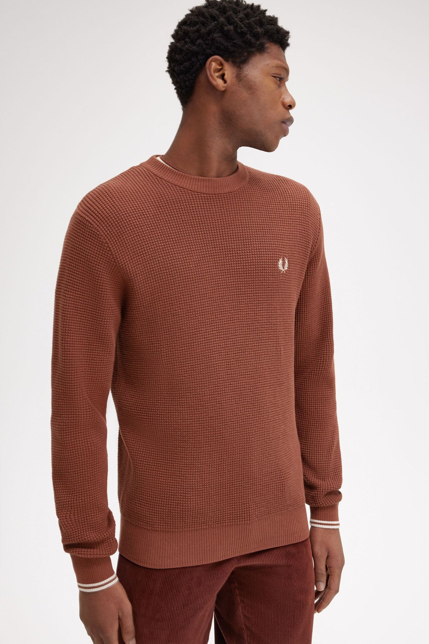 Fred Perry Waffle Stitch Jumper K6507