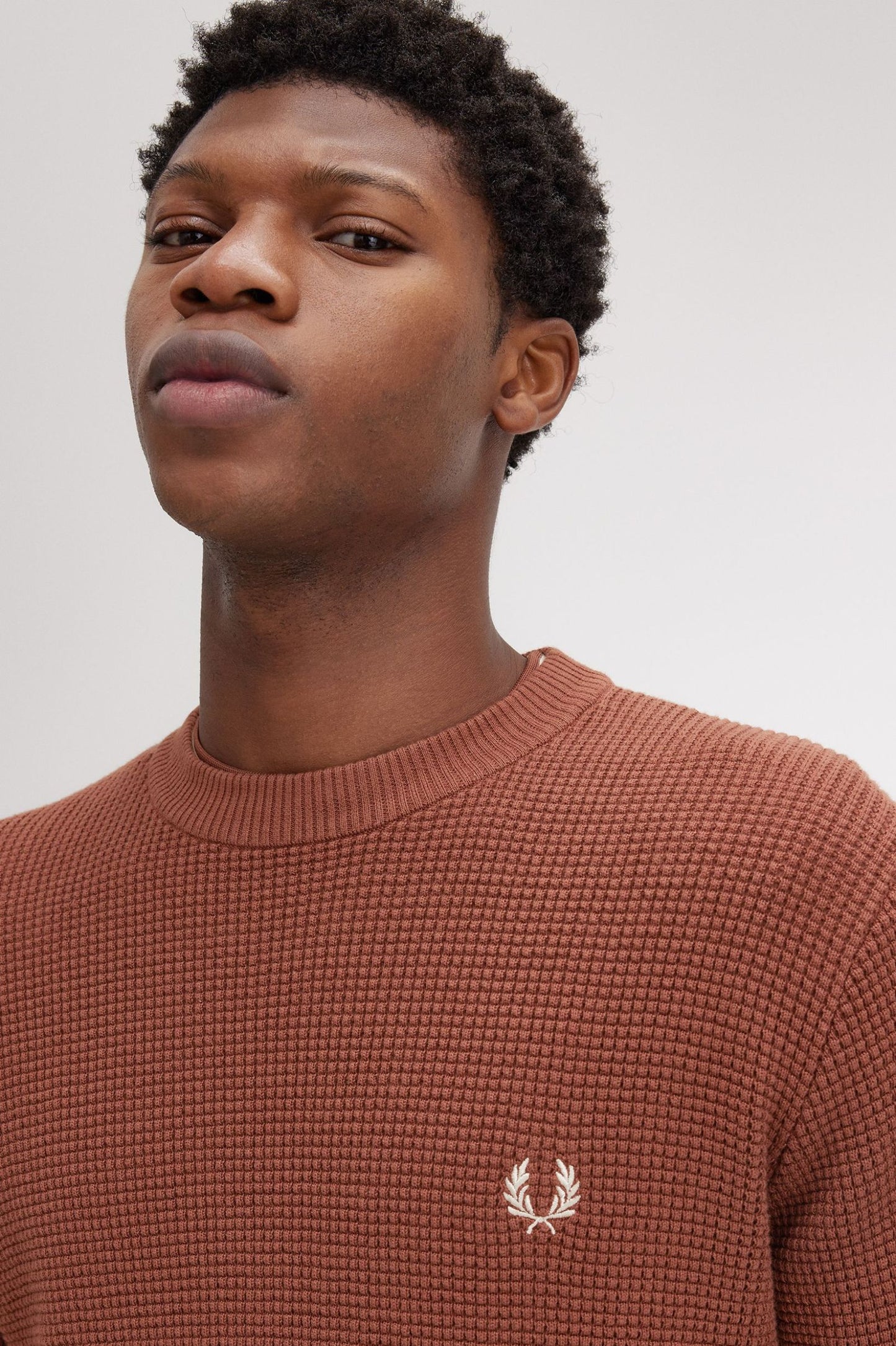 Fred Perry Waffle Stitch Jumper K6507