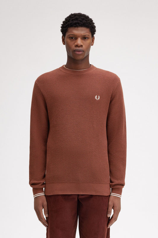 Fred Perry Waffle Stitch Jumper K6507