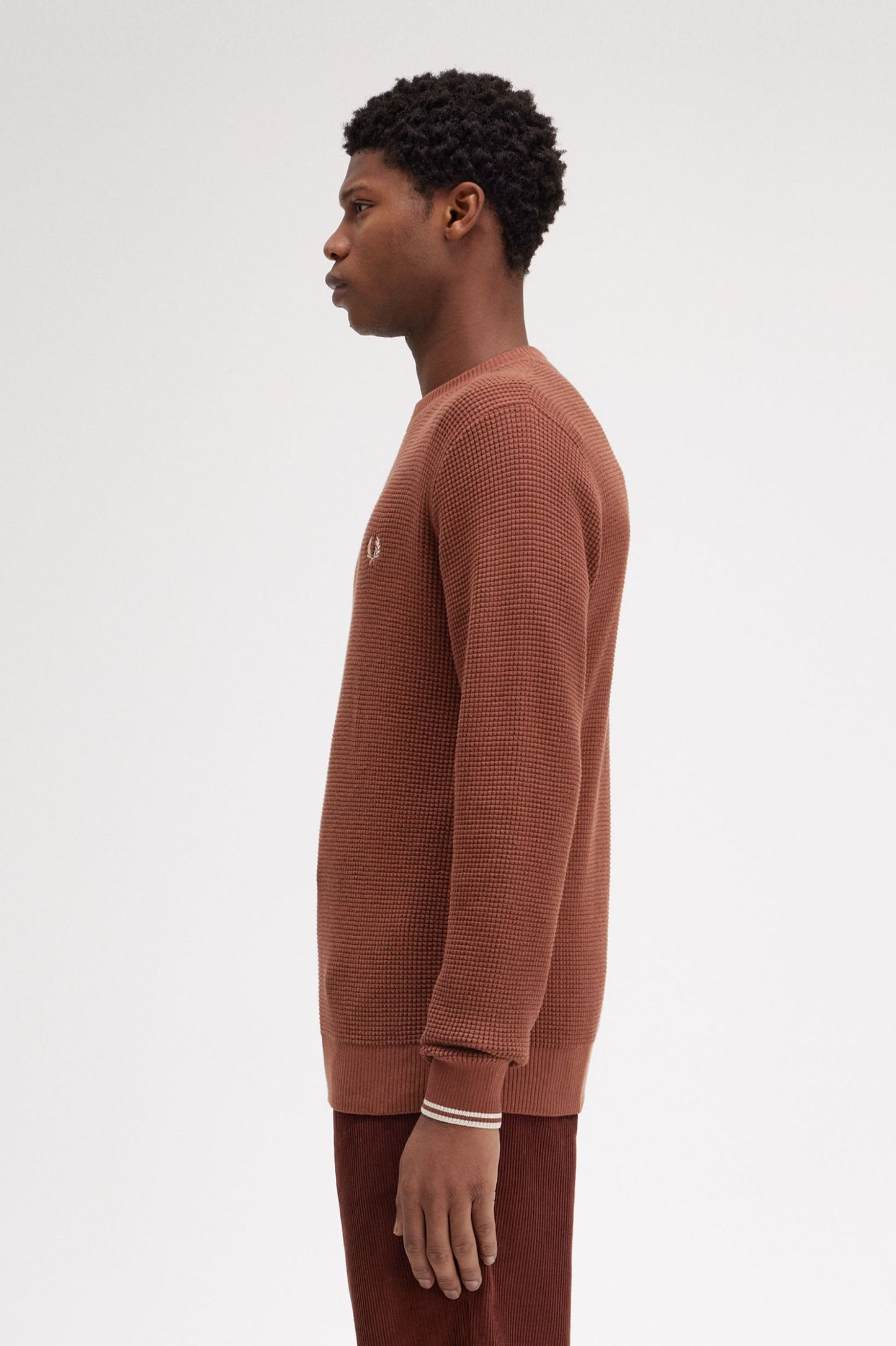 Fred Perry Waffle Stitch Jumper K6507