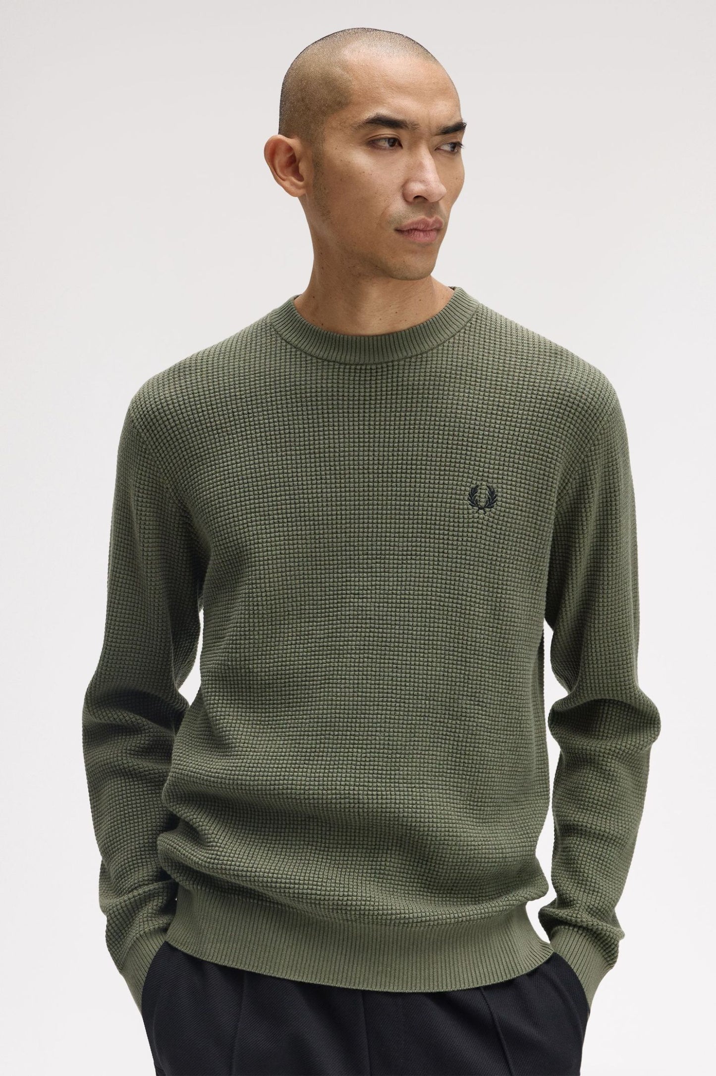 Fred Perry Waffle Stitch Jumper