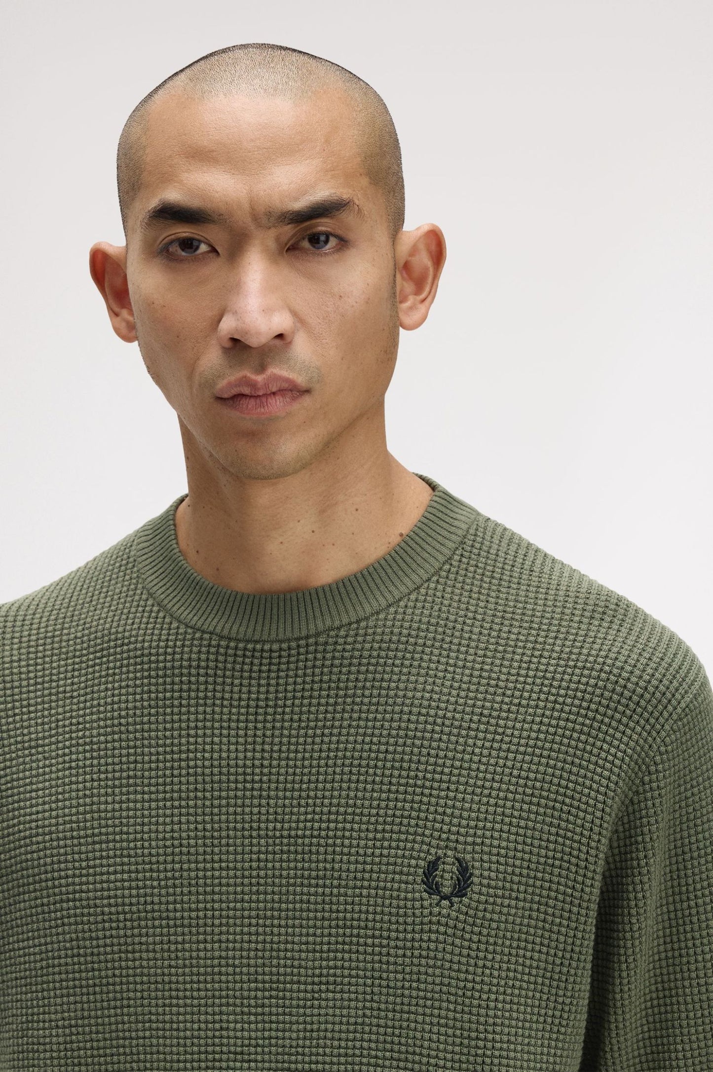 Fred Perry Waffle Stitch Jumper