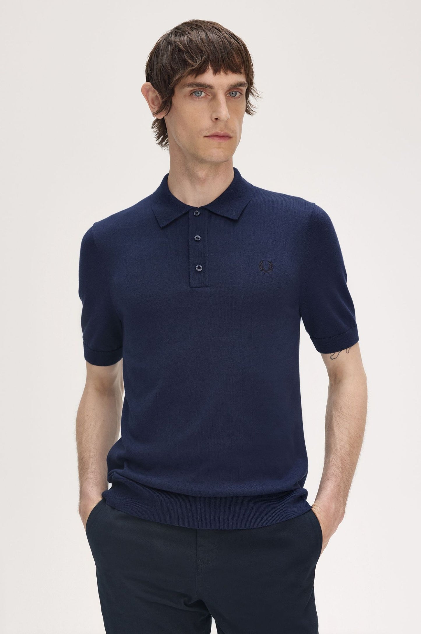 Fred Perry Cotton Knitted Shirt