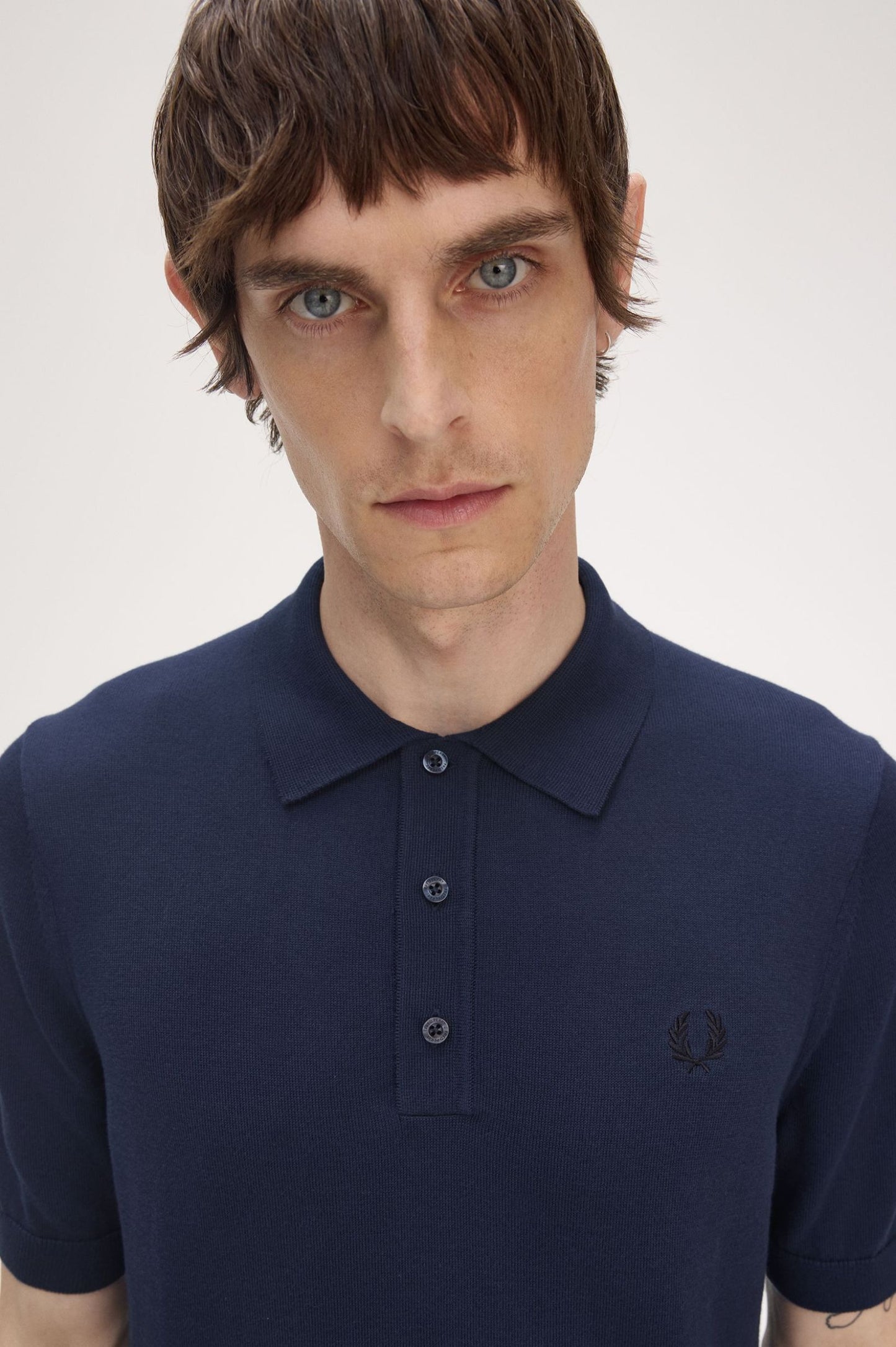 Fred Perry Cotton Knitted Shirt