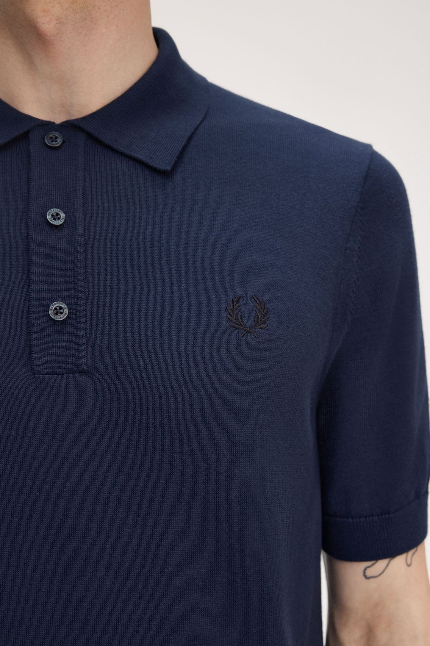 Fred Perry Cotton Knitted Shirt