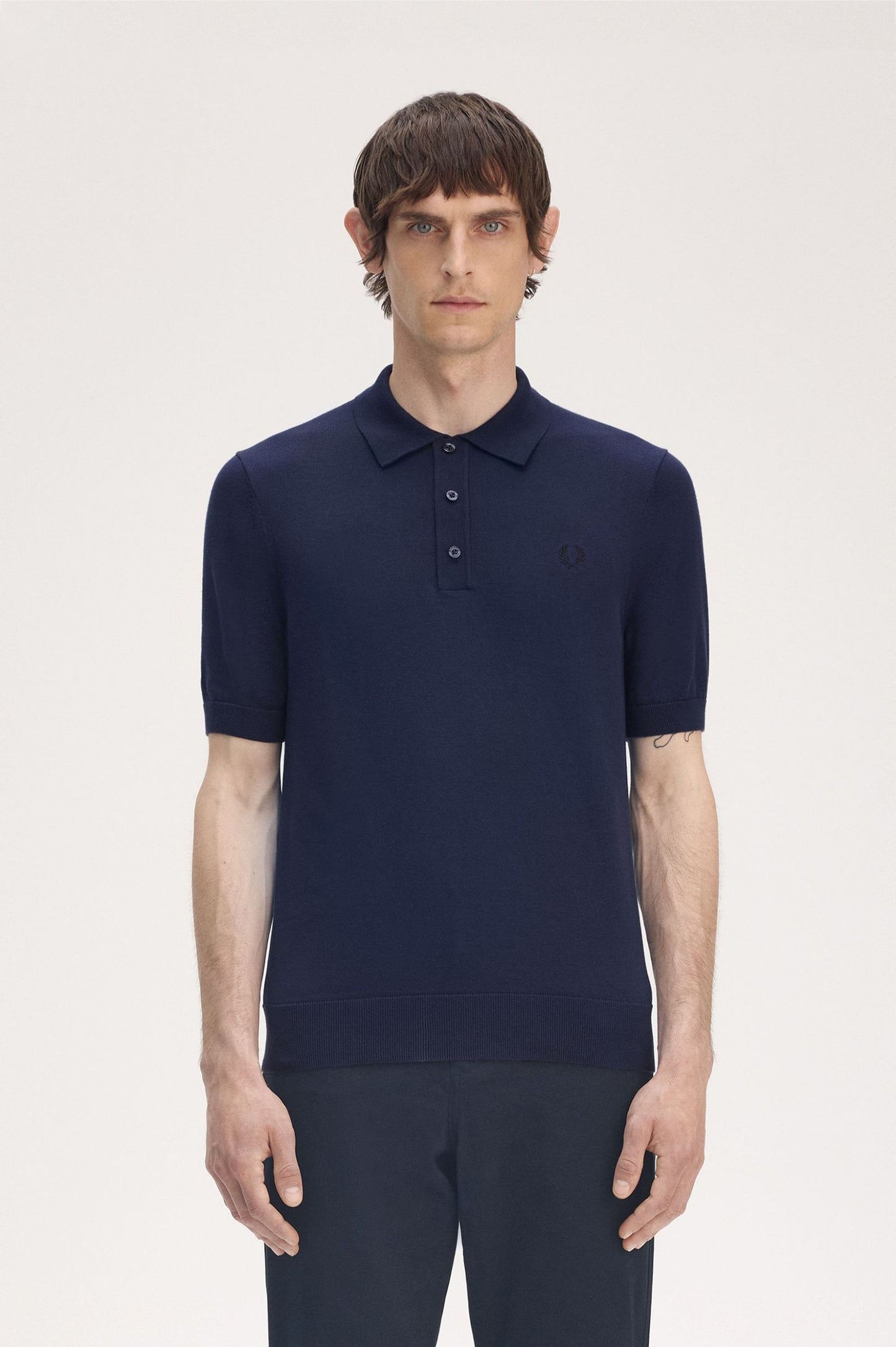 Fred Perry Cotton Knitted Shirt