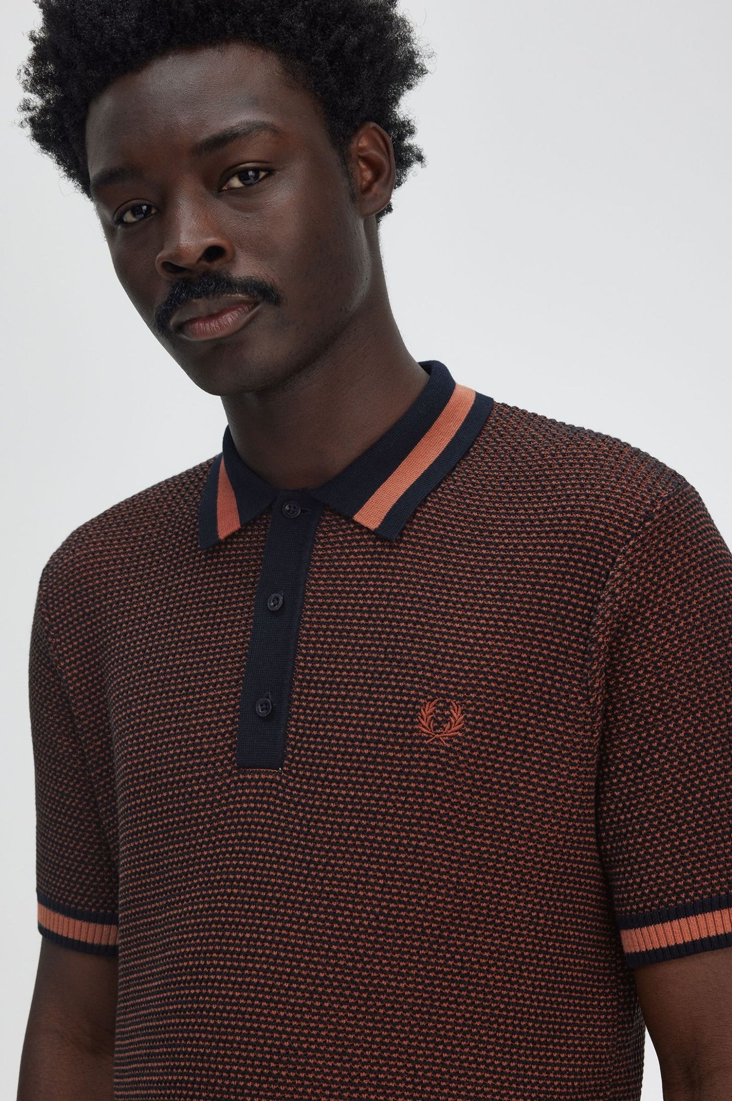 Fred Perry Textured Knitted Shirt