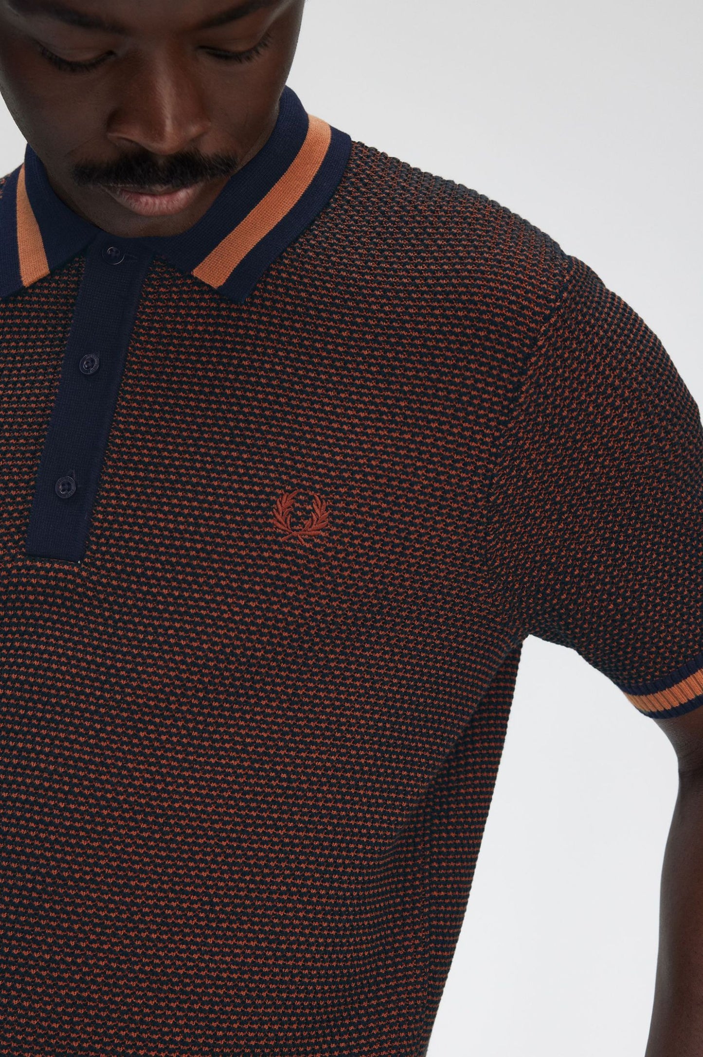 Fred Perry Textured Knitted Shirt