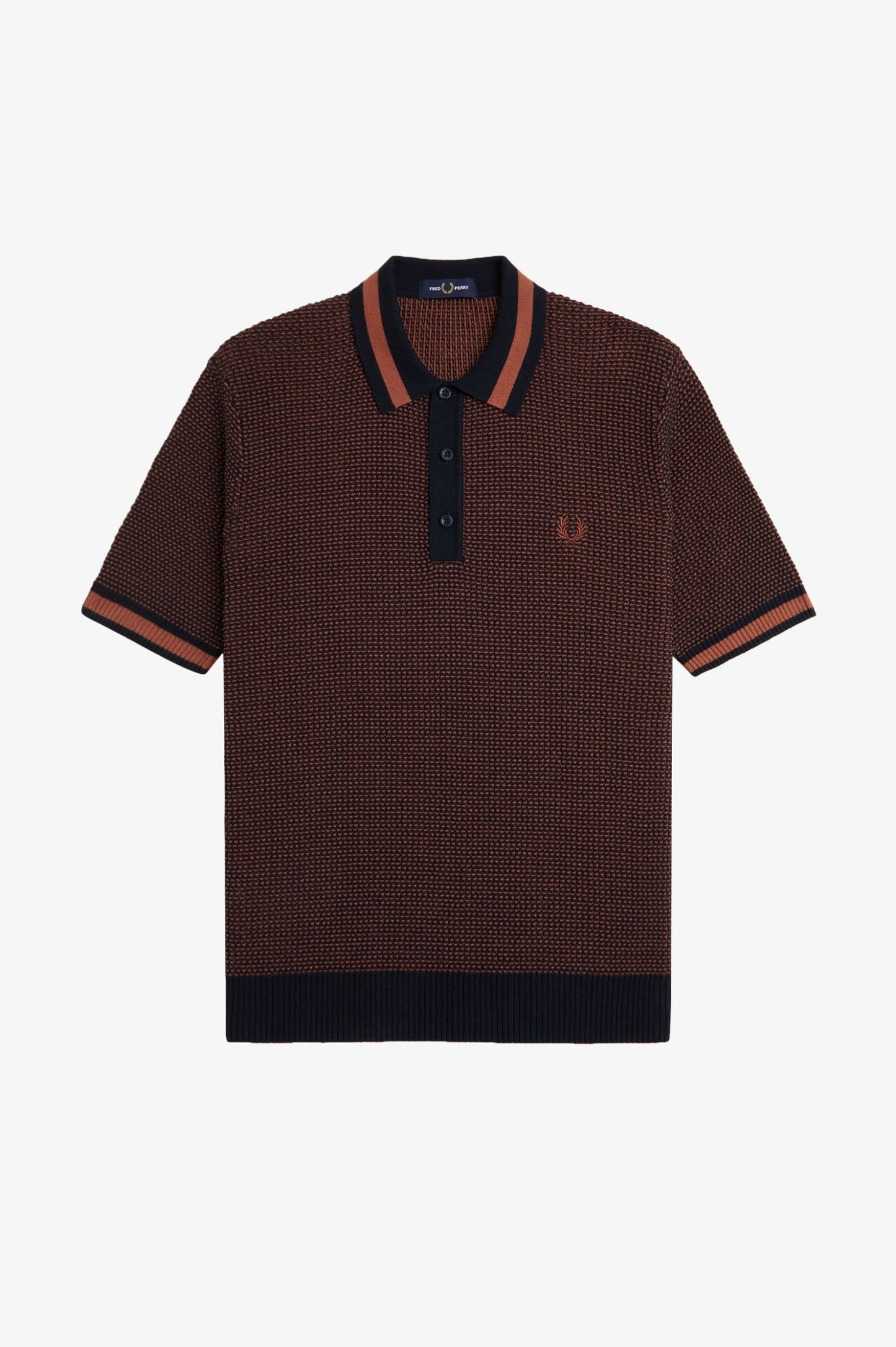 Fred Perry Textured Knitted Shirt